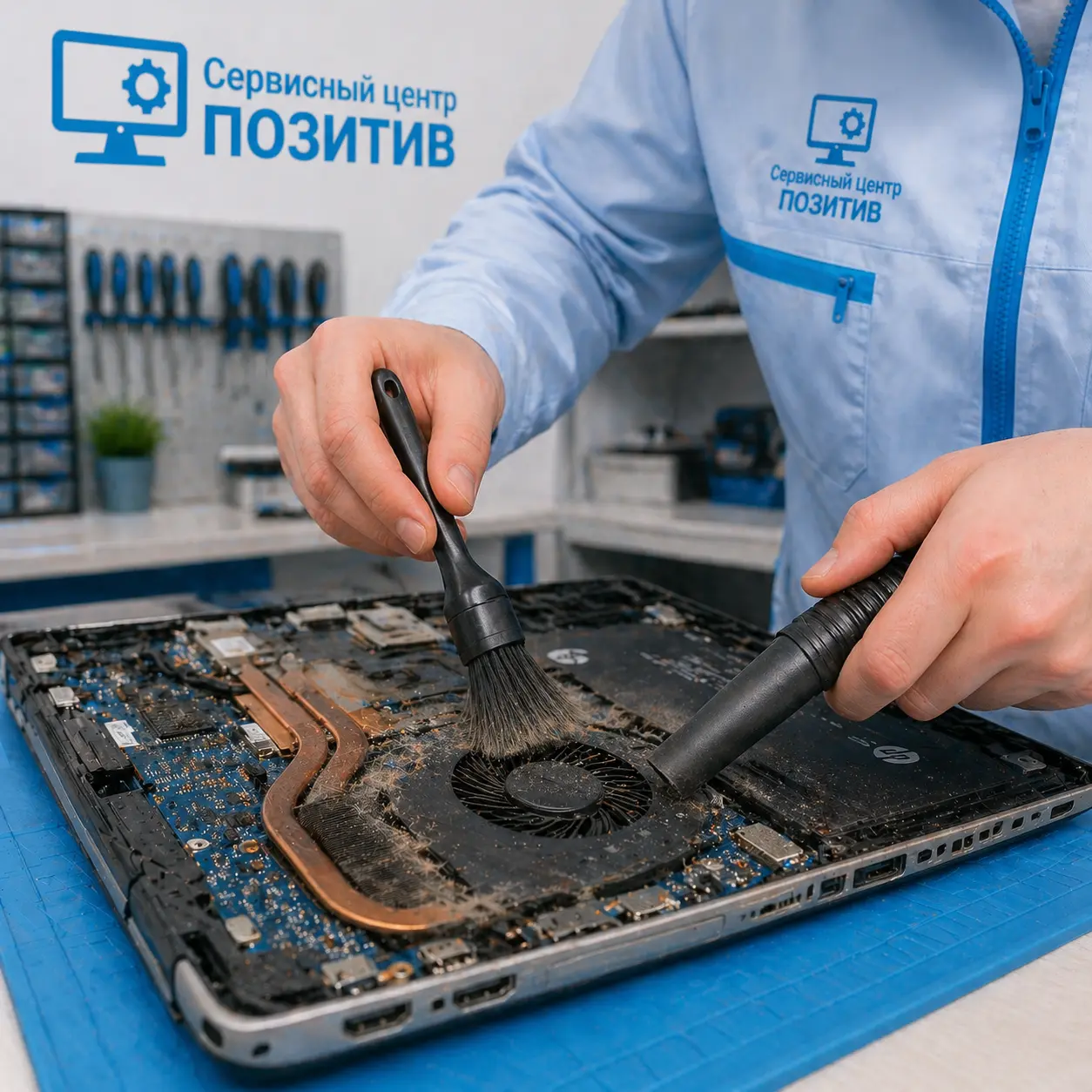 чистка ноутбука HP в Архангельске