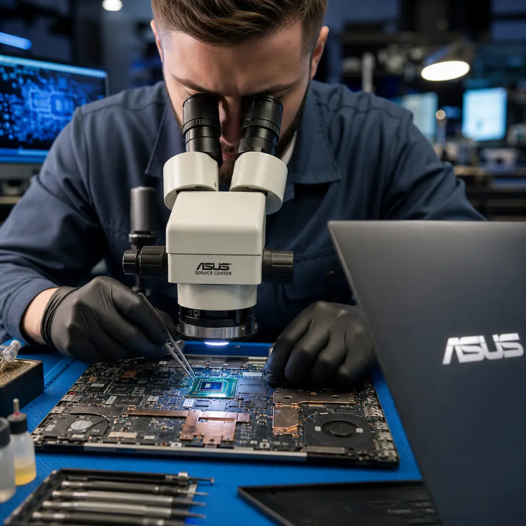 Замена видеокарты ноутбука Asus в Архангельске