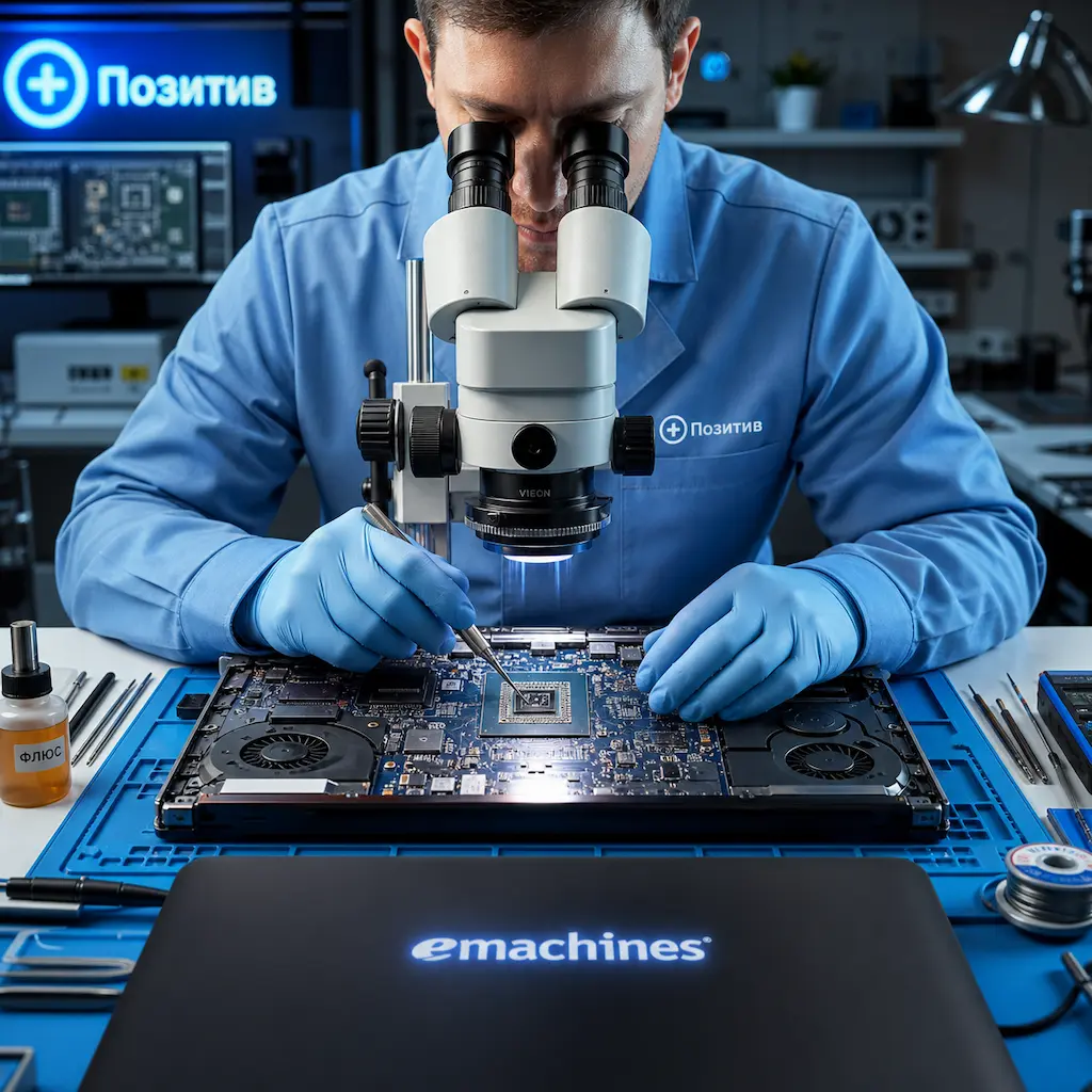 Замена видеокарты ноутбука Emachines в Архангельске