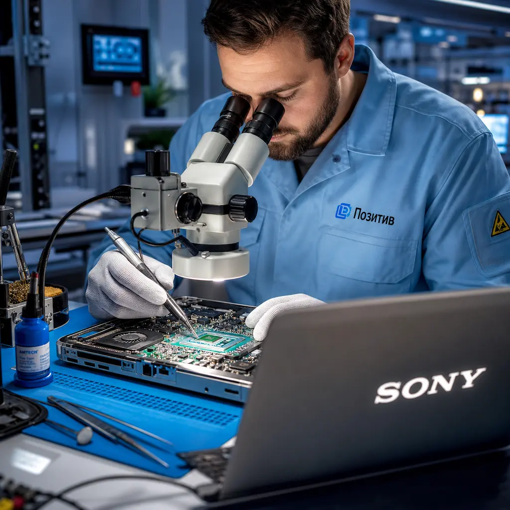 Замена видеокарты ноутбука Sony в Архангельске