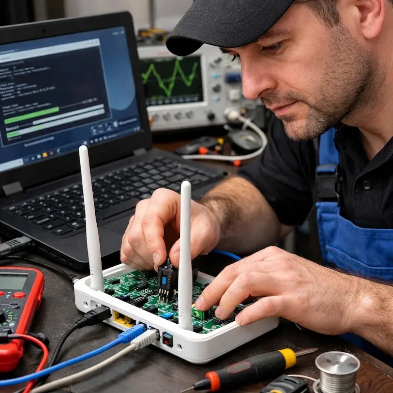 Перепрошивка WiFi роутера в Архангельске