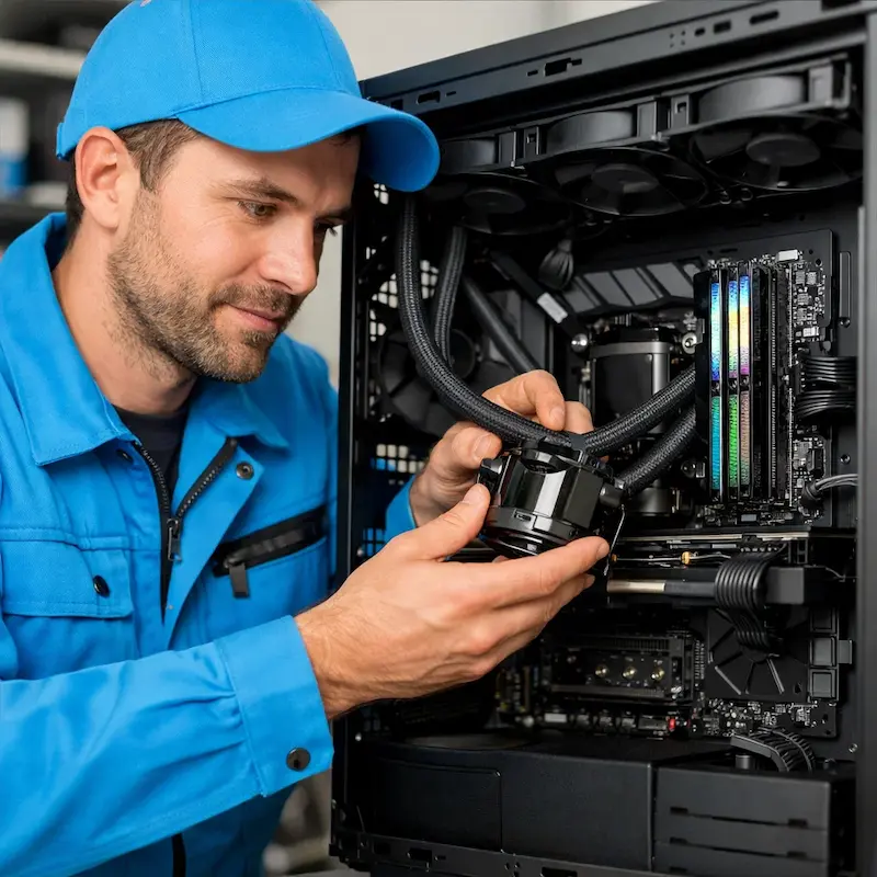 Установка СЖО на ПК в Архангельске