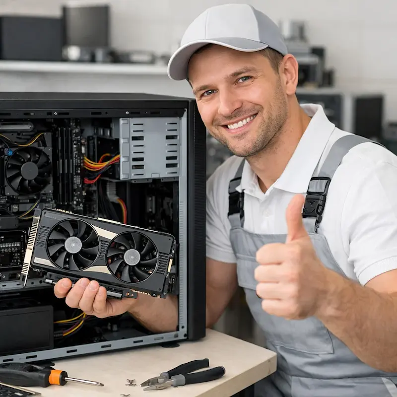Замена видеокарты ПК в Архангельске