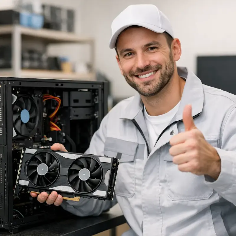 установка видеокарты на ПК в Архангельске